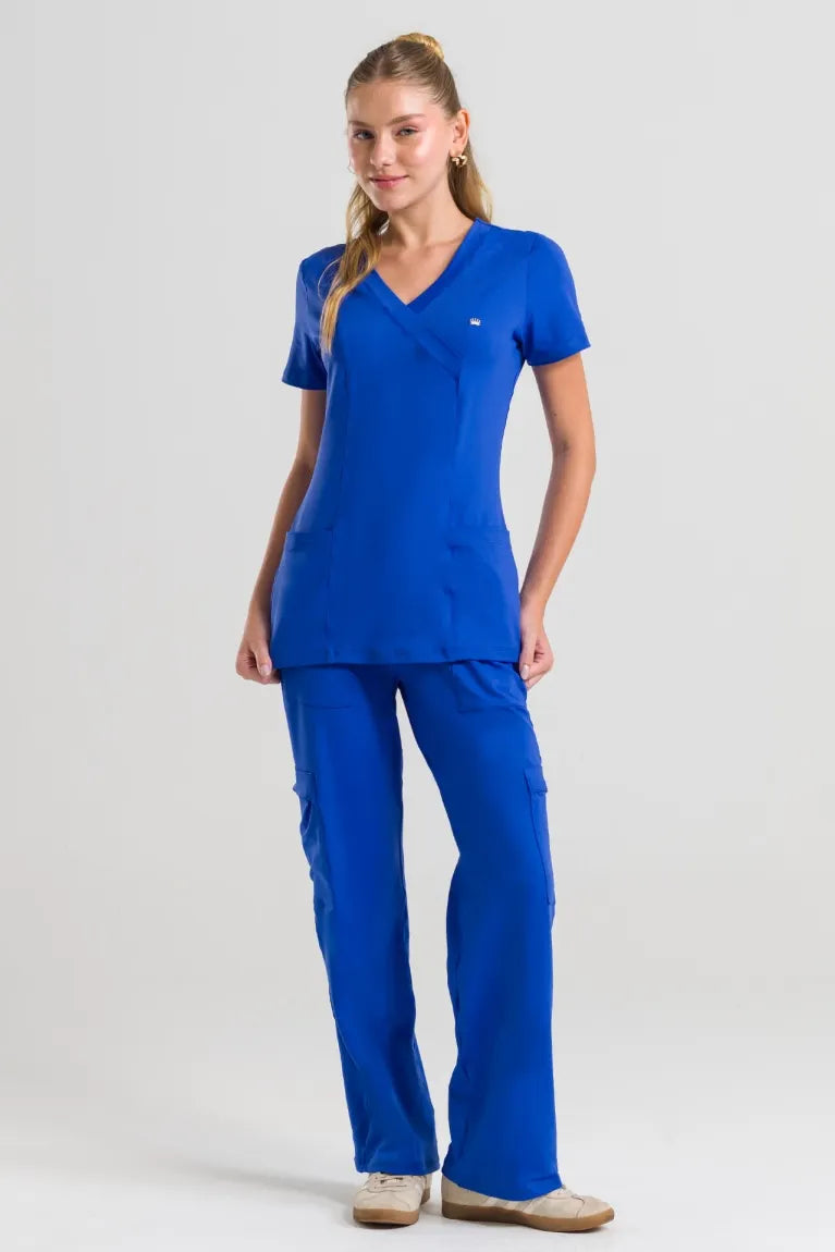 Scrub Feminino Coach - Azul Royal