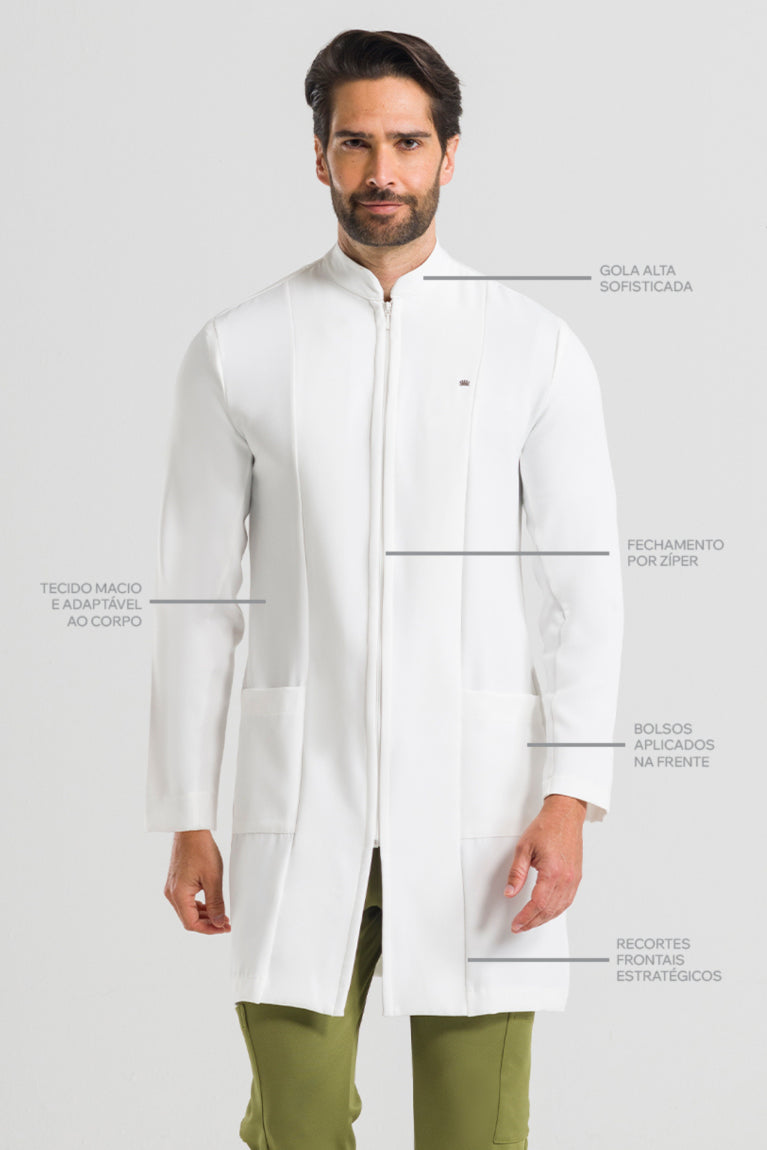 Jaleco Masculino Journey - White