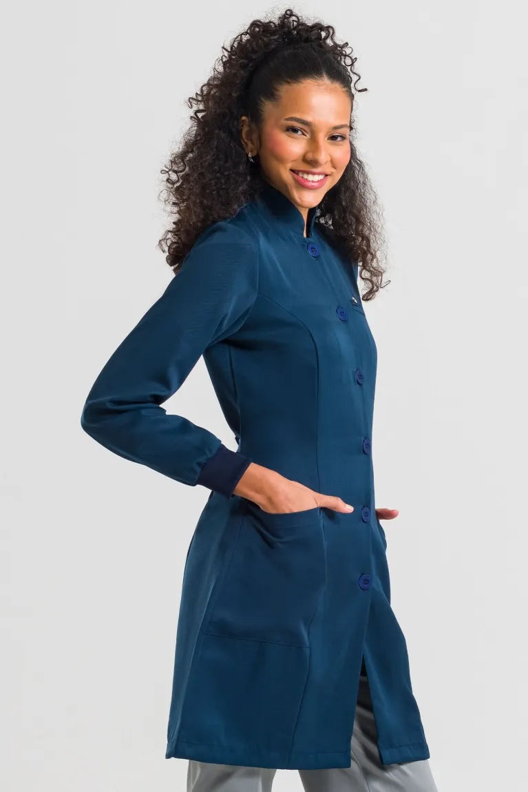 Jaleco Basic Feminino - Azul Marinho