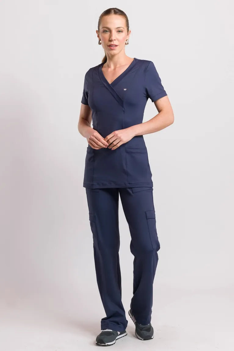 Scrub Coach Feminino - Azul Marinho