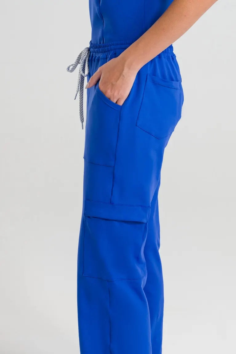 Scrub Feminino Coach - Azul Royal