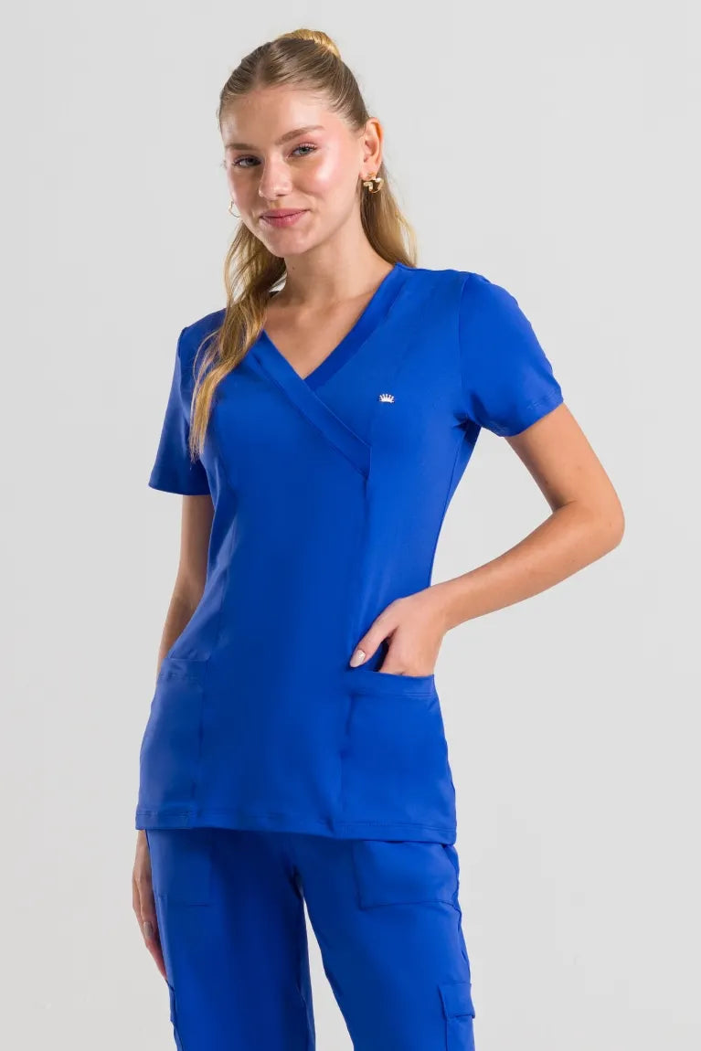 Scrub Feminino Coach - Azul Royal