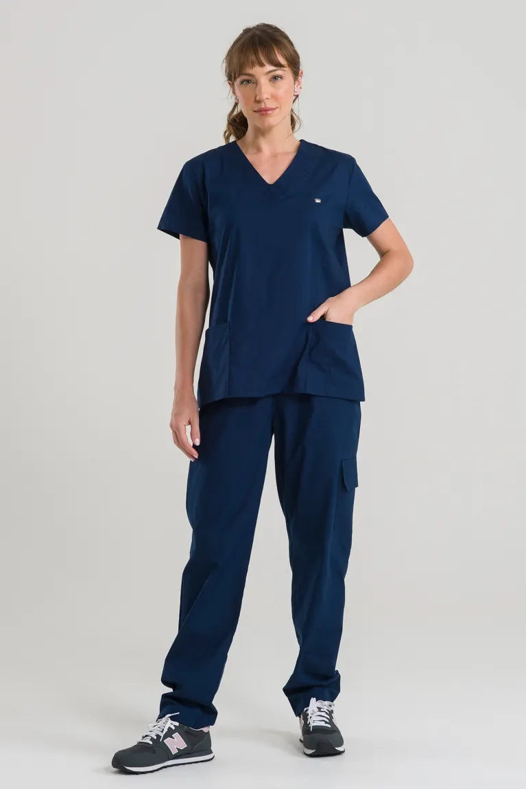 Scrub New Basic Feminino - Azul Marinho