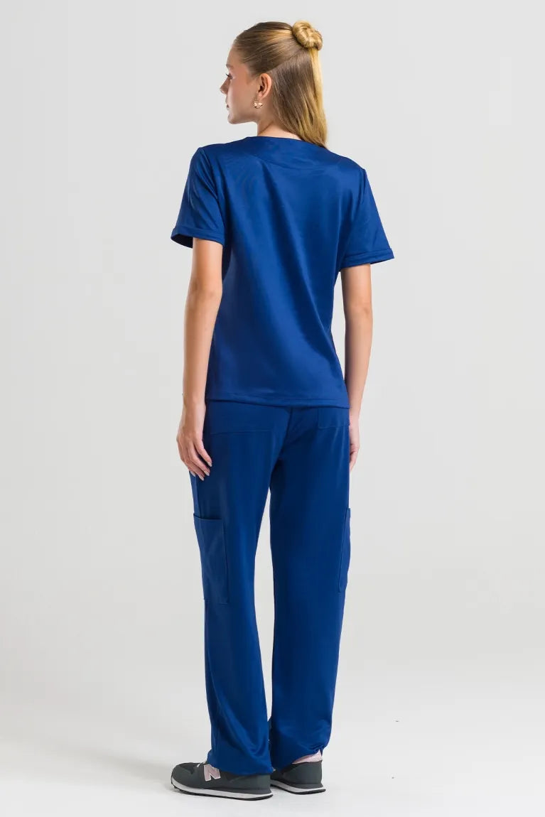 Scrub Feminino Soft - Azul Marinho